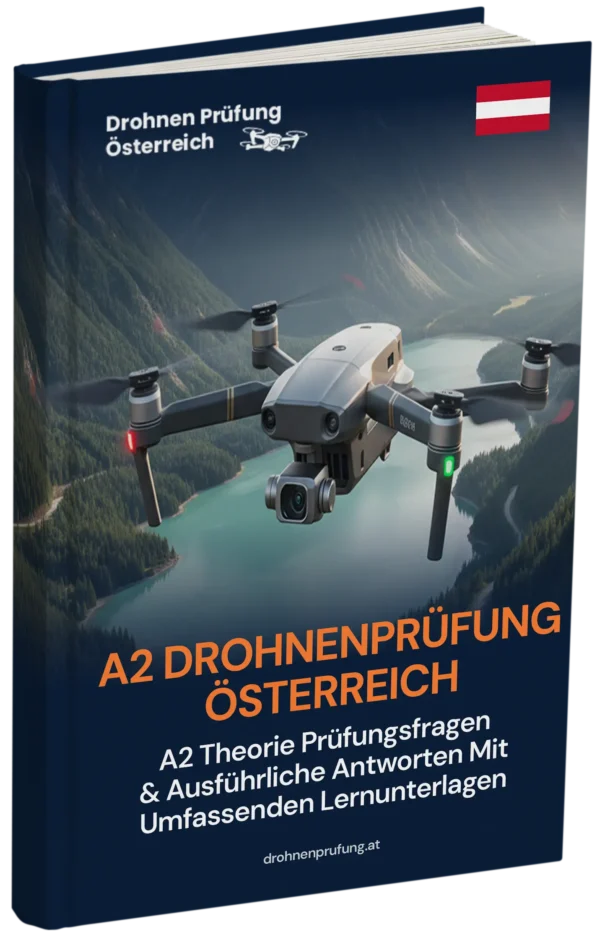 A2-Drohnenprüfung Österreich – Vertiefte Theorie, umfassende Lernunterlagen & über 500 prüfungsnahe Fragen und Antworten