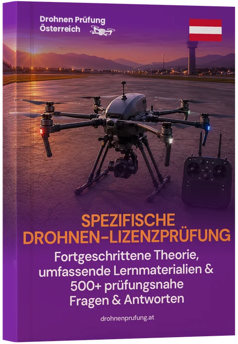 Spezielle (Specific) Kategorie Drohnenführerschein Österreich – Experten Theorie, umfangreiche Lernmaterialien & 400+ Prüfungsfragen & Antworten