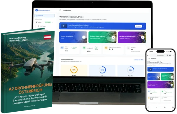 A2 Drohnenführerschein Combo – A2 Trainingsmaterialien & E-Learning